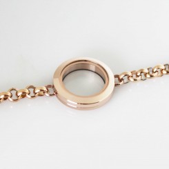 Locket Bracelet - Rose Gold